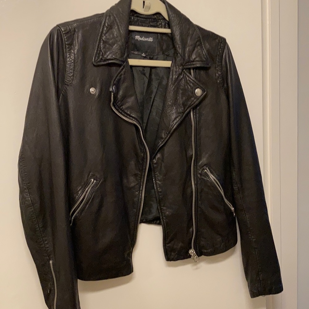 Madewell Black Leather Jacket